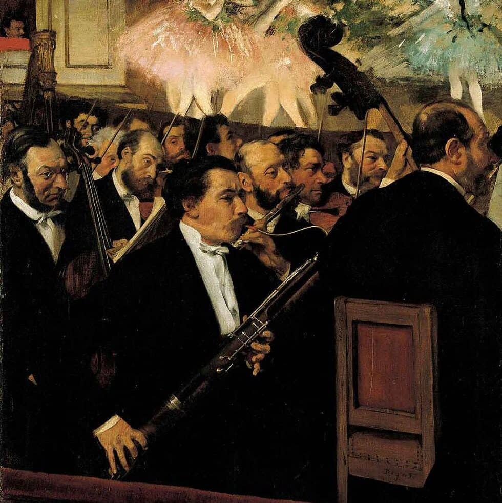 Edgar Degas - L'Orchestre de l'Opéra (1868-1870)