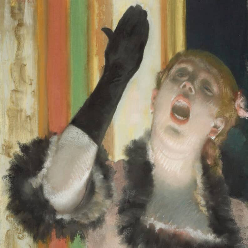 Edgar Degas - La chanteuse au gant (1878)