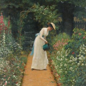 Edmund Blair Leighton - My Lady's Garden (1905)