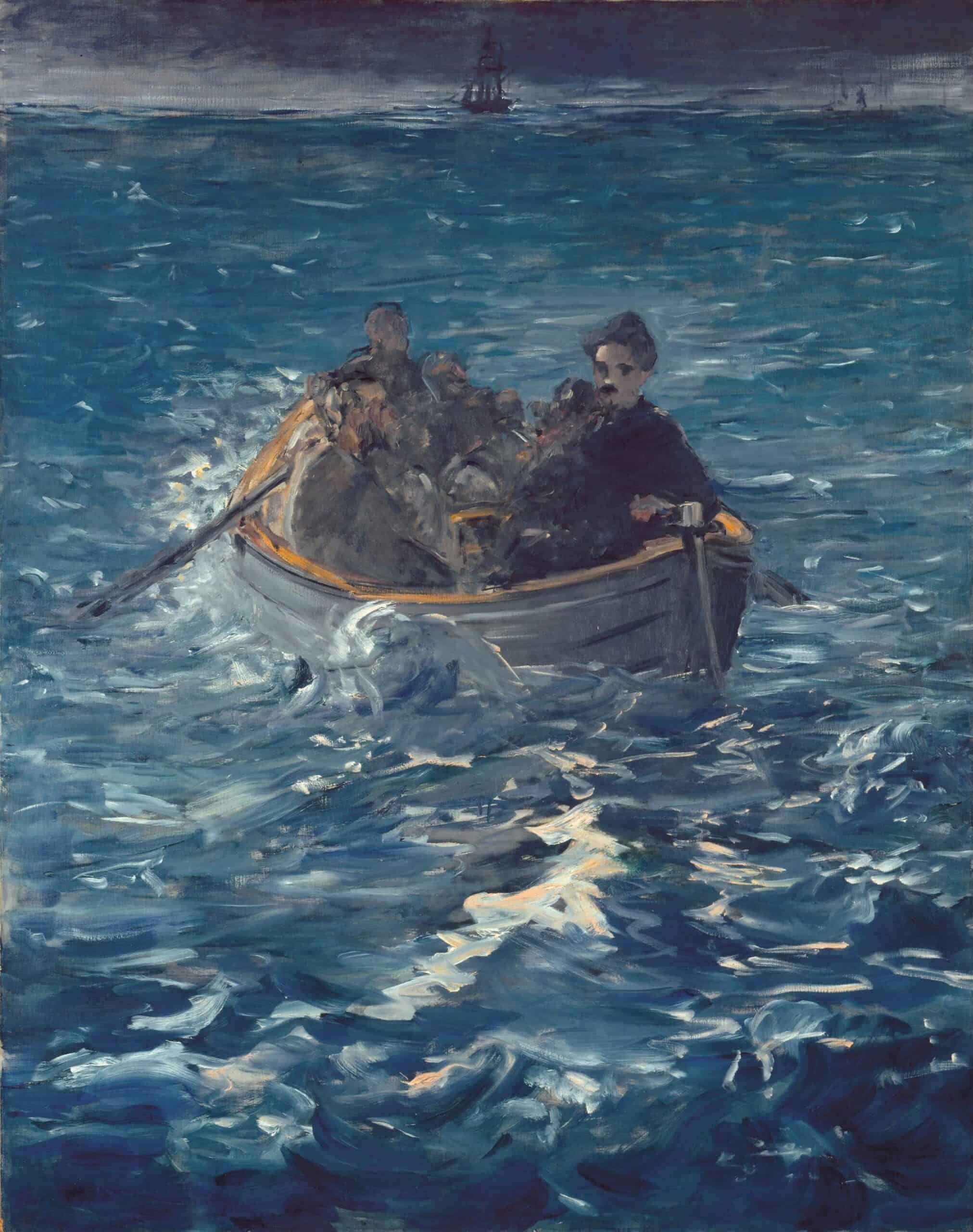 Édouard Manet, L'Évasion de Rochefort (1881)