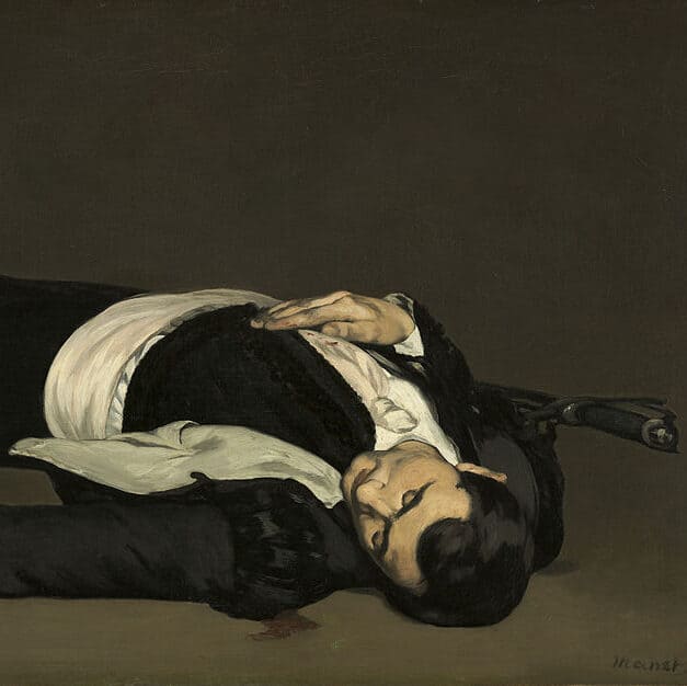 Édouard Manet - L'Homme mort (entre 1864 et 1865), toréador mort