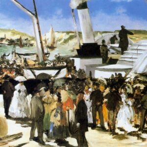 Edouard Manet - Le Depart de Folkestone (1869)