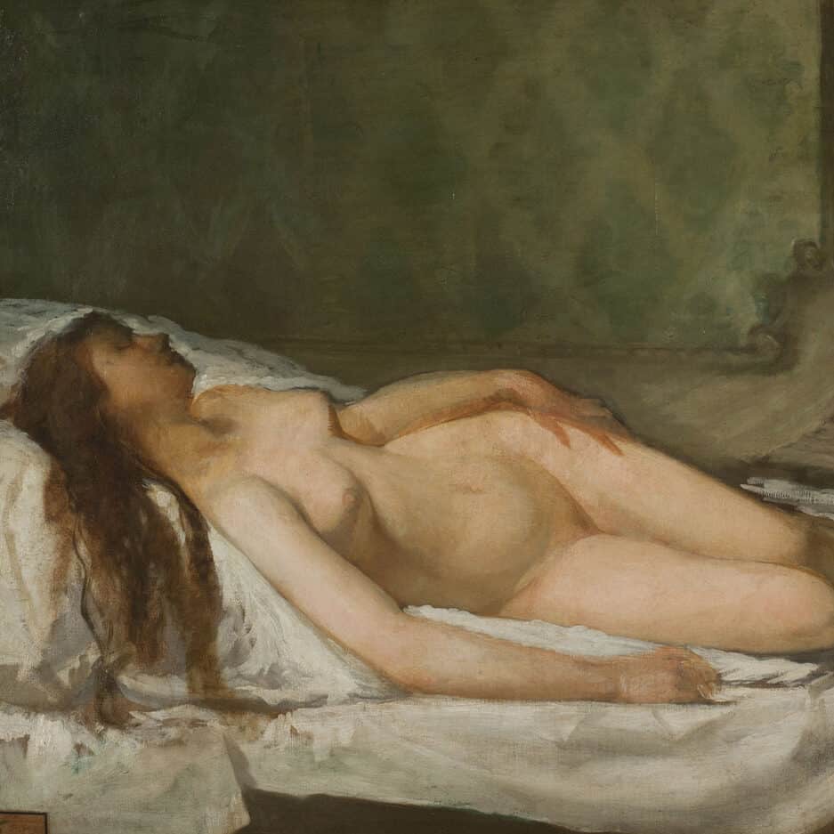 Eduardo Rosales, Femme nue endormie