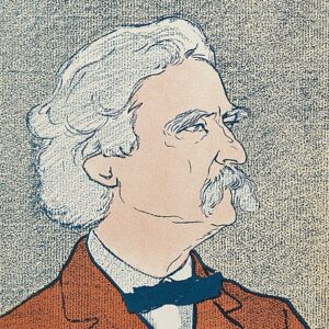 Edward Penfield, Portrait de Mark Twain (1896)