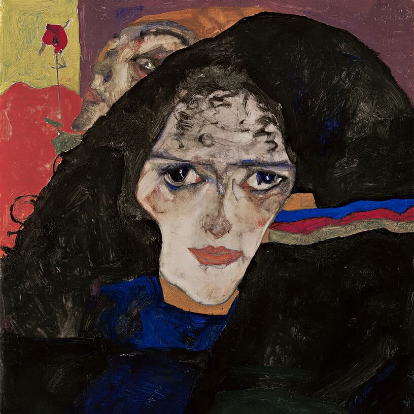 Egon Schiele - Femme en deuil (1912)