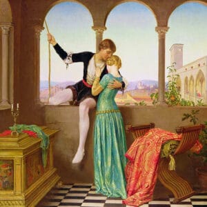 Eleanor Fortescue-Brickdale : Romeo and Juliet Farewell