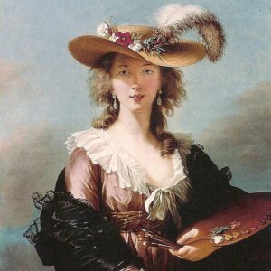 Élisabeth Vigée Le Brun : Autoportrait au chapeau de paille