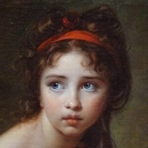 Elizabeth Vigée-Lebrun - La Baigneuse (1792), Détail