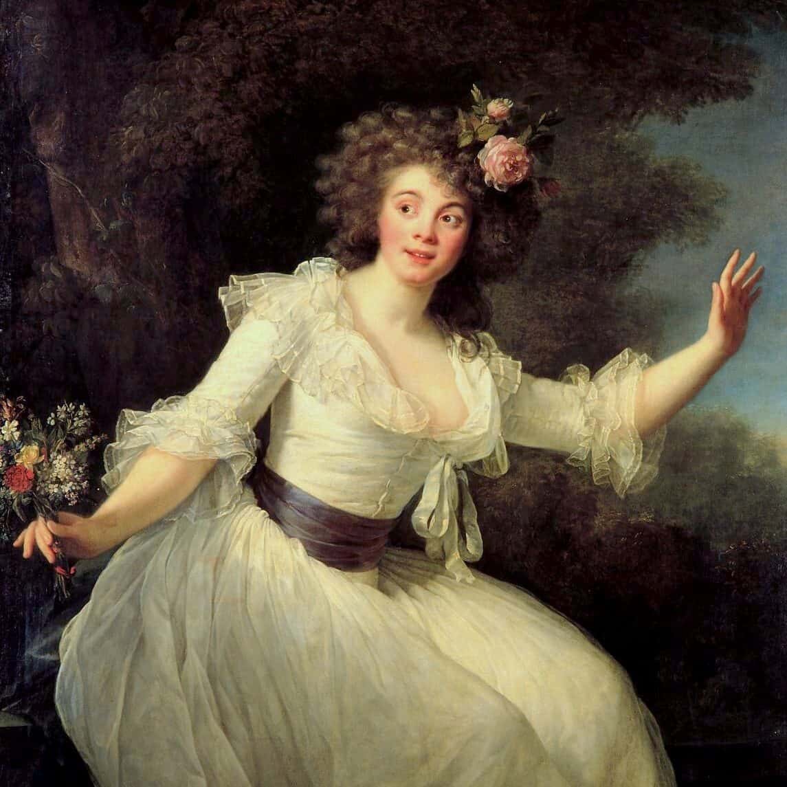 Elizabeth Vigée-Lebrun - Portrait de Louise-Marie Dugazon (1787)