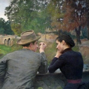 Émile Friant, Les Amoureux (1888)