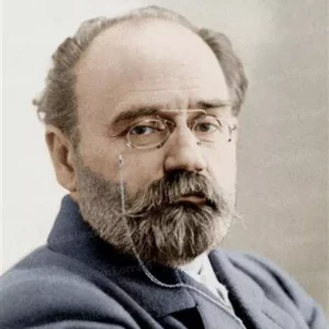Émile Zola (photo colorisée)