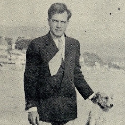 Emmanuel Bove et chien