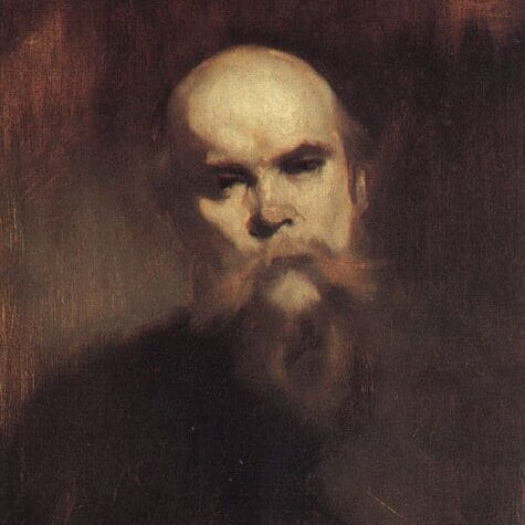 Eugène Carrière - Portrait de Paul Verlaine