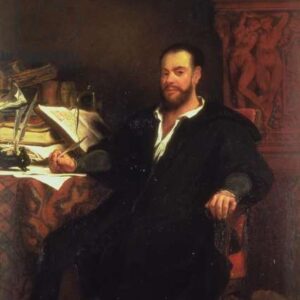 Eugène Delacroix - Portrait de François Rabelais