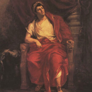 Eugène Delacroix, L'acteur Talma dans le rôle de Britannicus (1852)