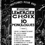 Eugène Lemercier, Six Poèmes monologues