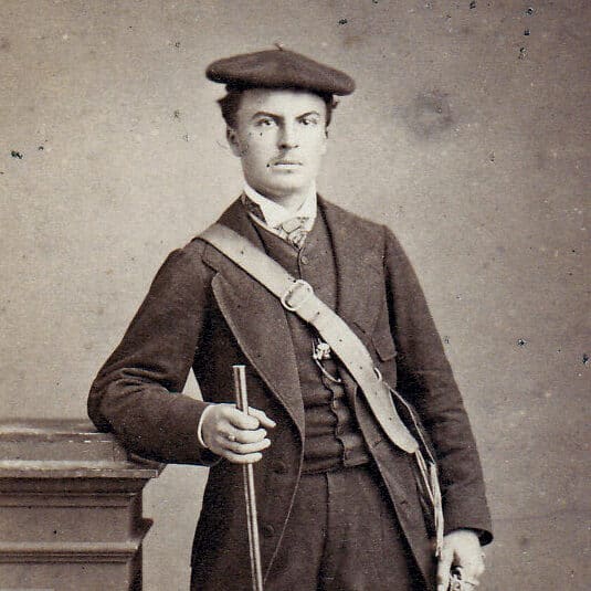 Eugène Renouard, Photographie de jeunesse de Guy de Maupassant