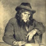 Félix Bracquemond - Portrait de Léon Cladel (1905)