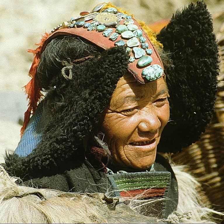 Femme du Zanskar (Inde)