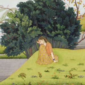Femme indienne et paysage (Musée Guimet)
