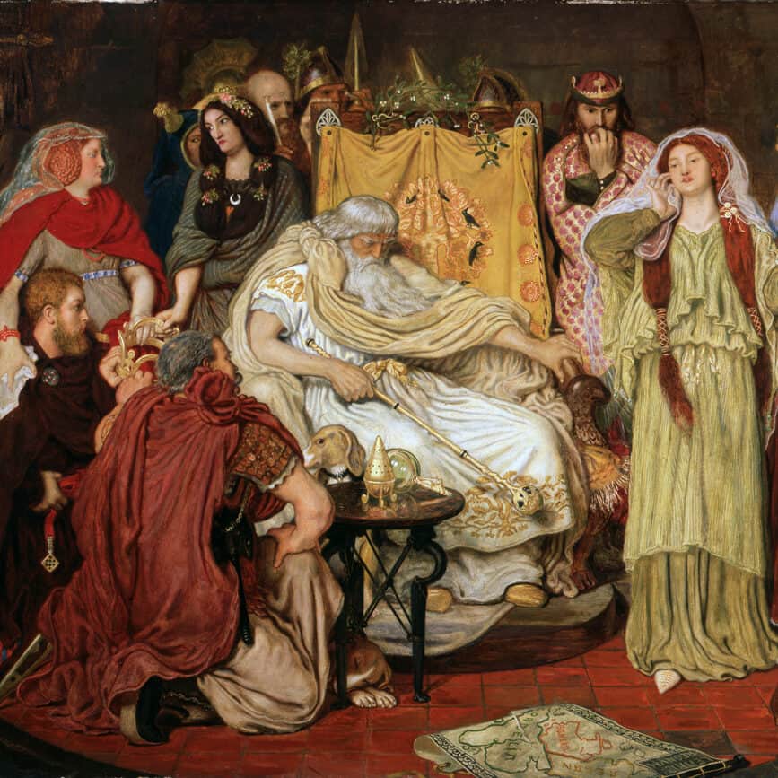 Ford Madox Brown - Cordelia's Portion (1866)