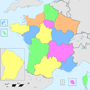 France 18 régions