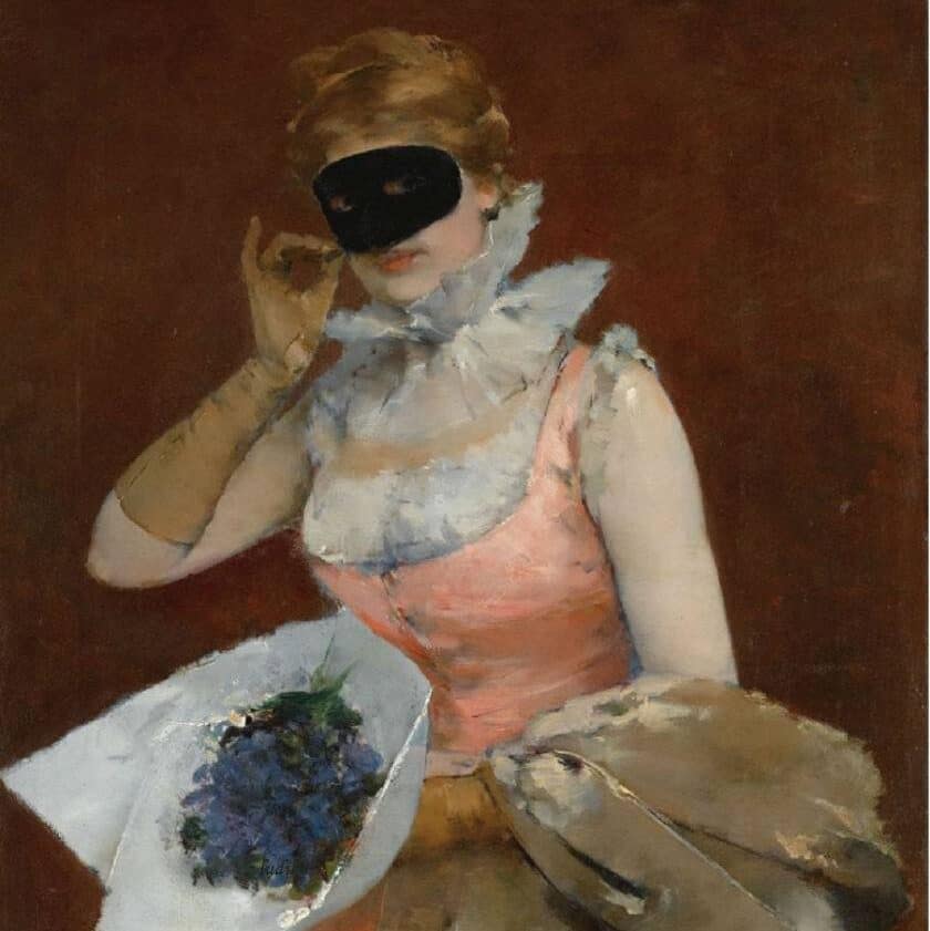 Francisco Miralles Galup, Mujer con máscara (fin XIXe)