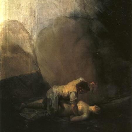 Francisco de Goya - Brigand assassinant une femme (1798-1800)