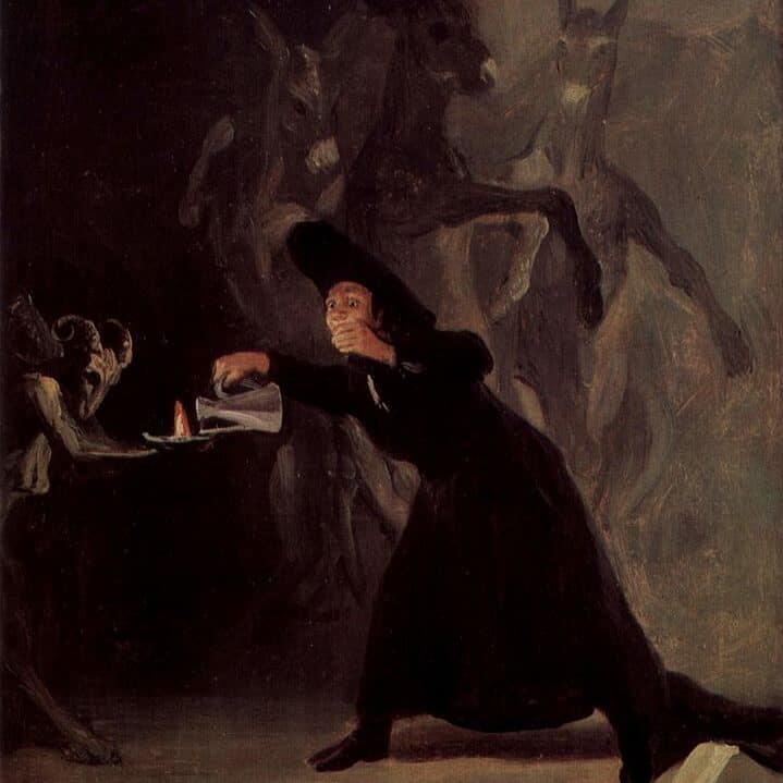 Francisco de Goya - La Lampe du diable (1797-1798)