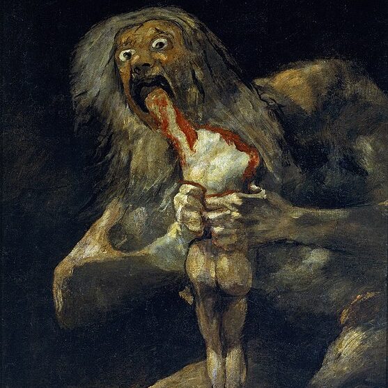 Francisco de Goya - Saturne dévorant un de ses enfants