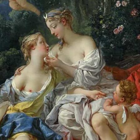 François Boucher, Jupiter et Callisto (1744)