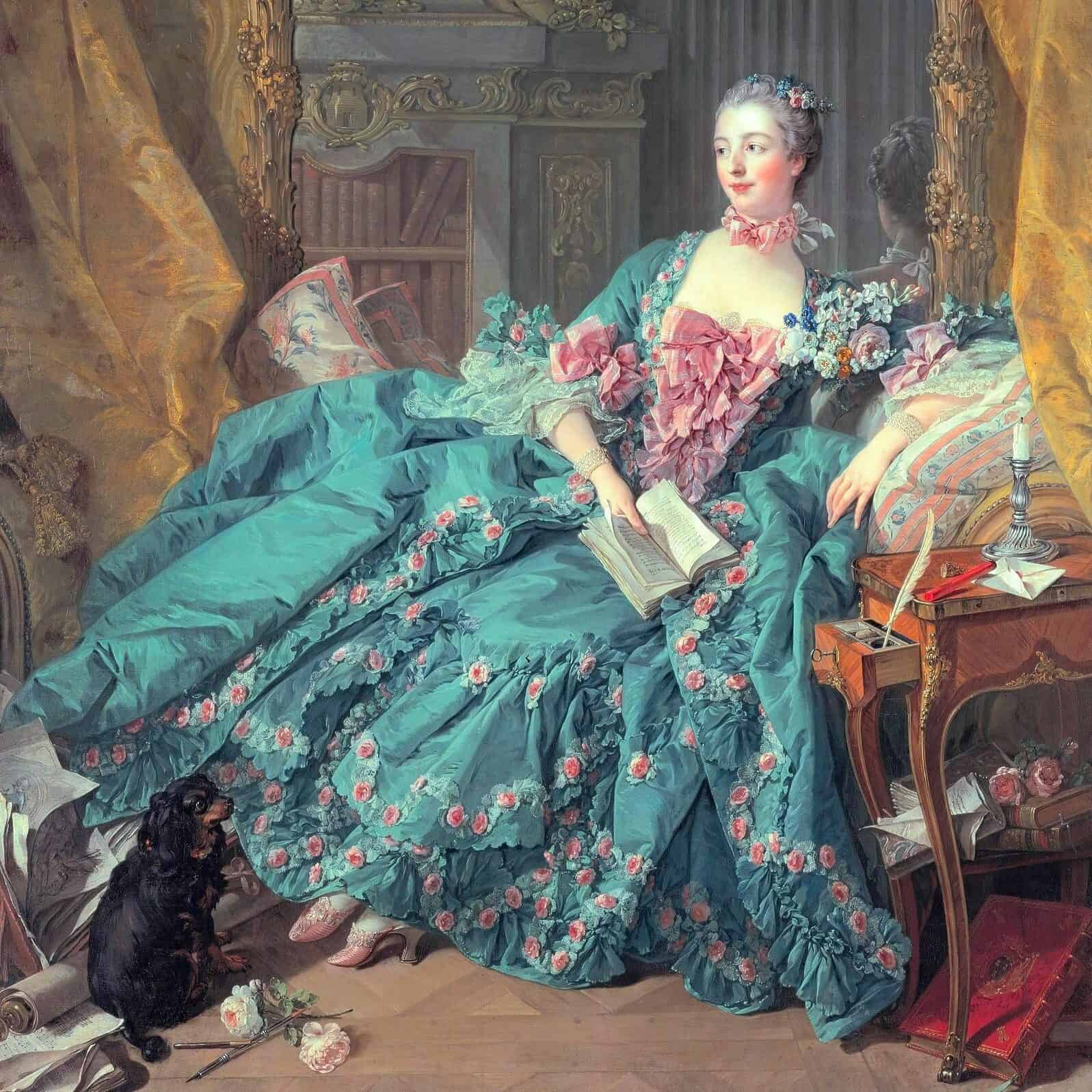 François Boucher - Madame de Pompadour (1756)