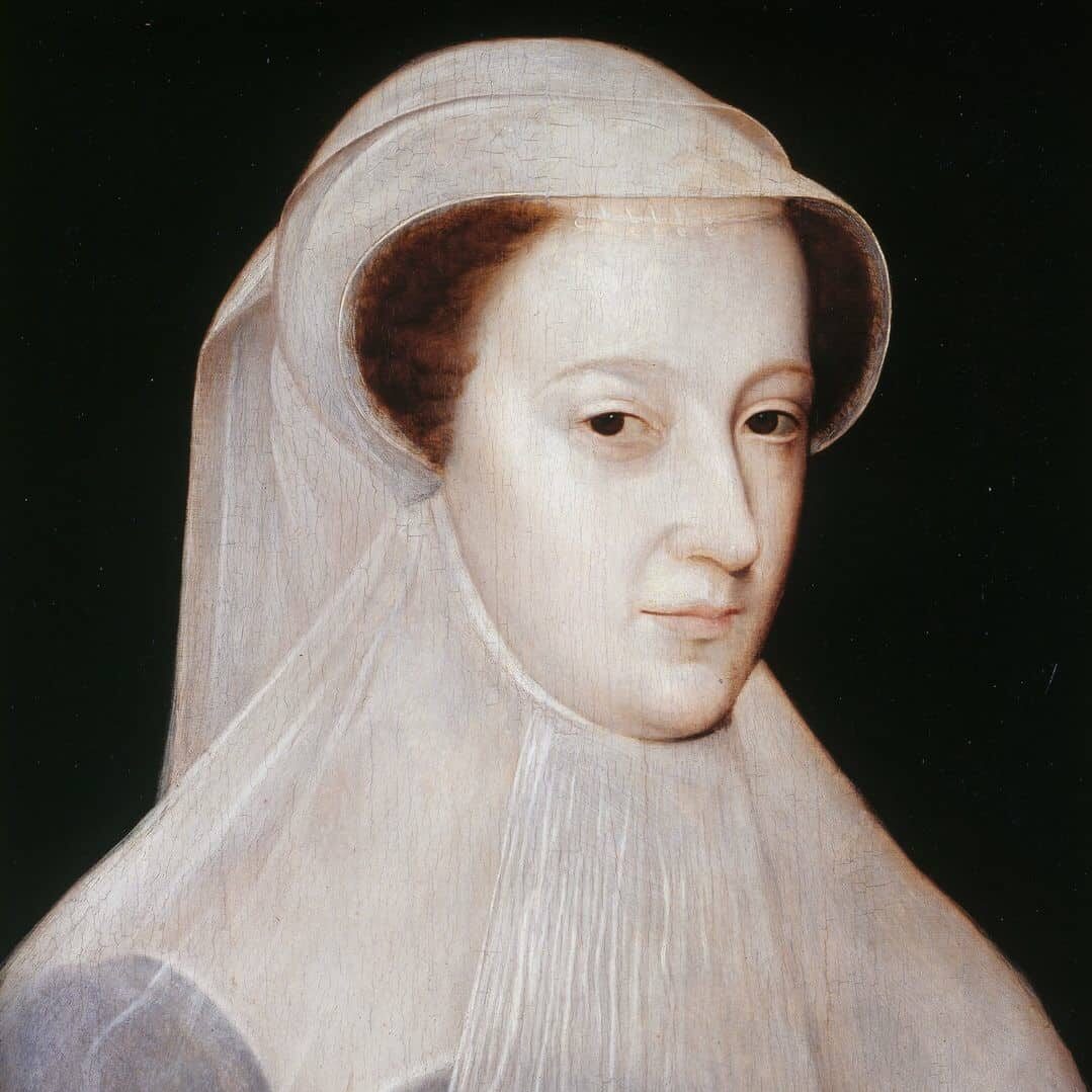 François Clouet - Marie Stuart représentée en reine blanche (1560)