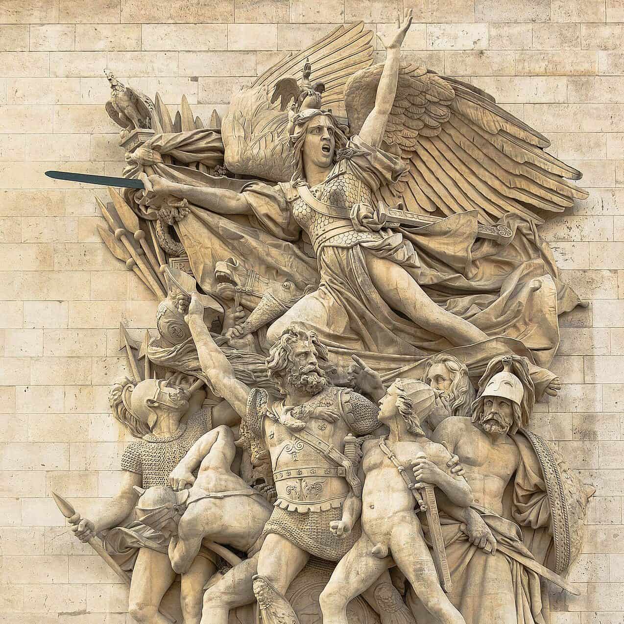François Rude - Le Départ des Volontaires (La Marseillaise), Arc de Triomphe Etoile à Paris