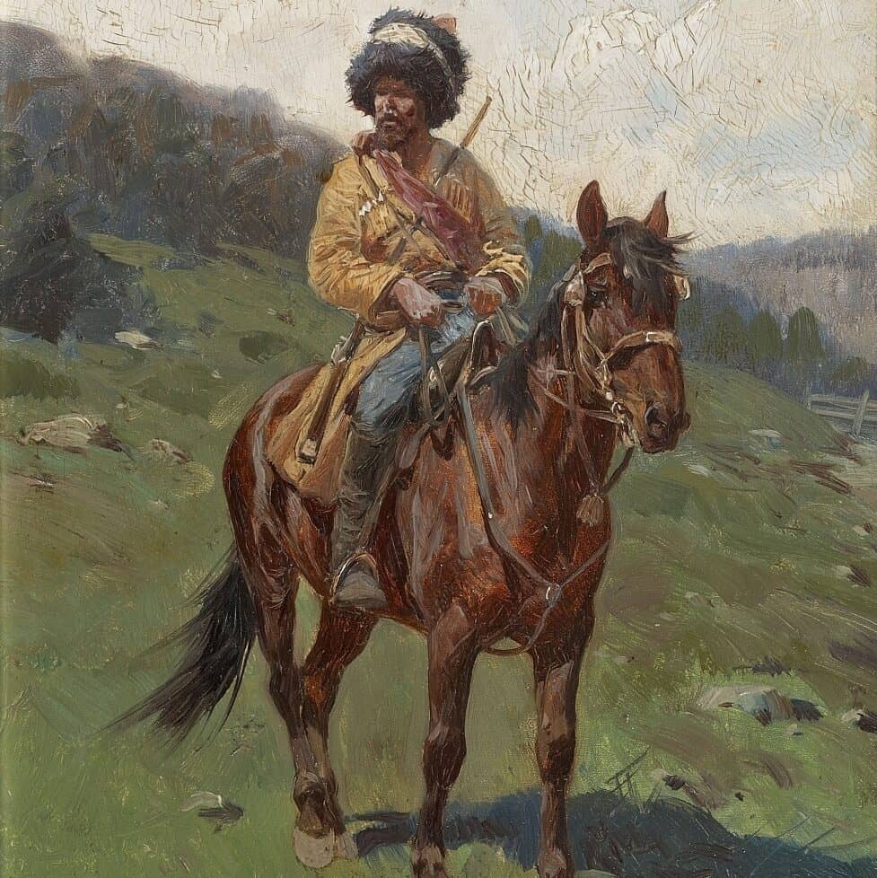 Franz Roubaud, Cavalier circassien