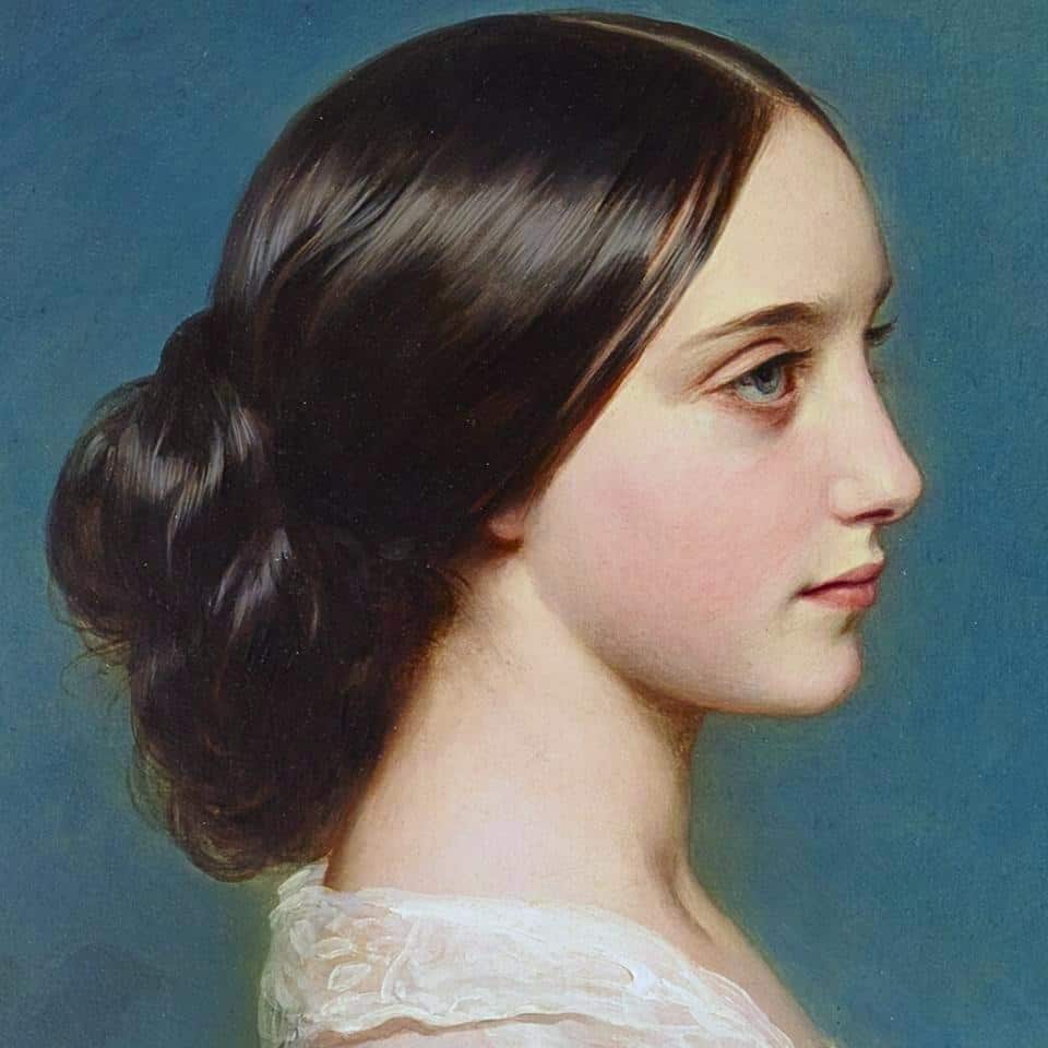 Franz Xaver Winterhalter - Carmen Aguado, duchesse de Montmorency (1860), Détail
