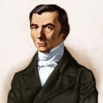 Frédéric Bastiat - Portrait restauré en haute définition et en couleur