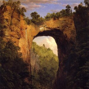 Frederic Edwin Church - The Natural Bridge, Virginia (1852)