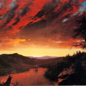 Frederic Edwin Church - Twilight in the wilderness (1860)