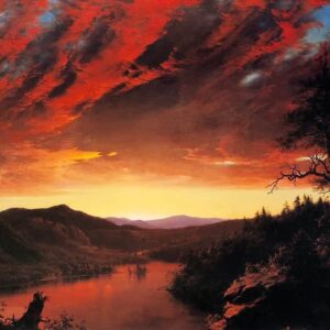 Frederic Edwin Church - Twilight in the wilderness (1860)