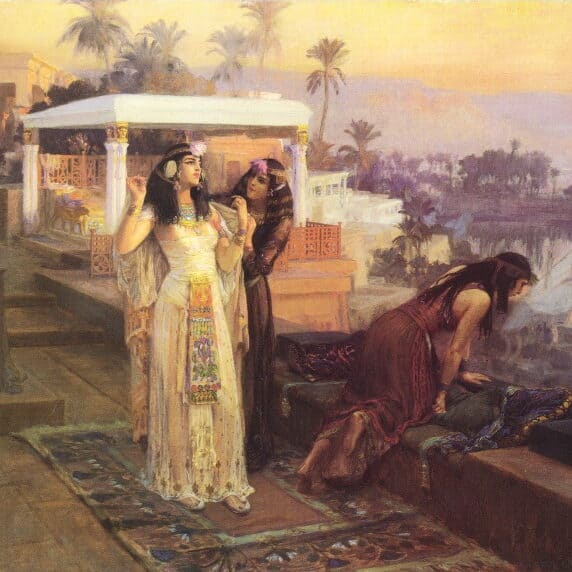 Frederick Arthur Bridgman, Cléopâtre sur les terrasses de Philae (1896)