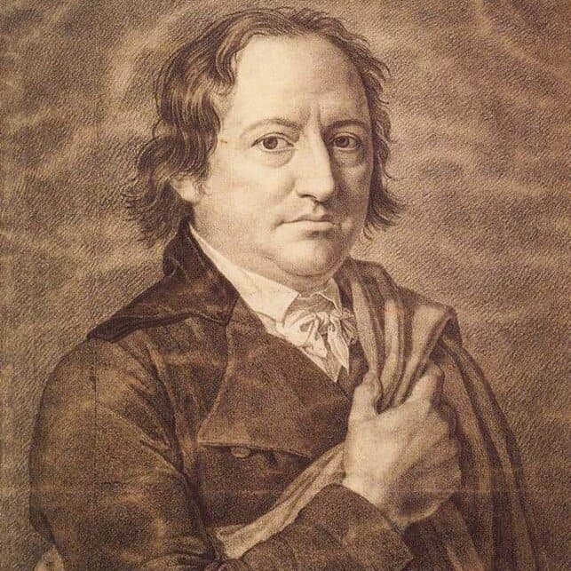 Friedrich Bury - Portrait de Johann Wolfgang von Goethe