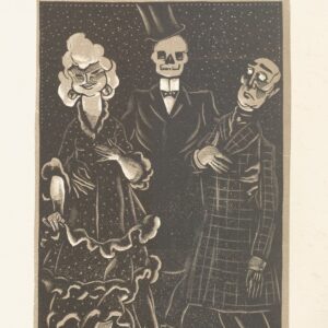 Frontispice de Fernand Siméon pour l’édition de 1925 de Cœur double