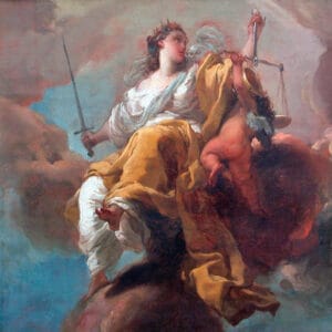 Gaetano Gandolfi - Allégorie de la Justice (années 1760)