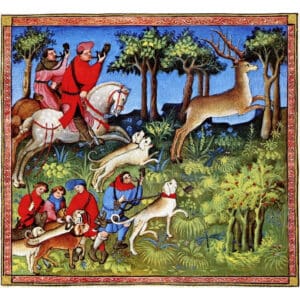 Gaston Phébus, Livre de chasse - Comment on doit aller laisser courre pour le cerf (XVe siècle)
