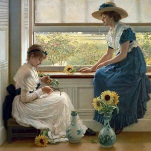 George Dunlop Leslie, Sun and Moon Flowers