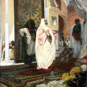 Georges Jules Victor Clairin - Entrant au harem (1870)