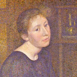 Georges Lemmen - Portrait de Madame Lemmen (1893), Paris, musée d'Orsay