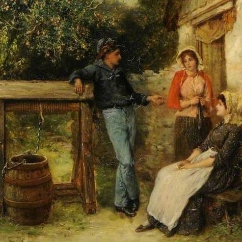 William Oliver - 1823-1901 At the well