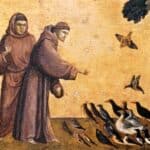 Giotto - Saint François d'Assise prêchant aux oiseaux (entre 1295 et 1300)